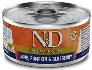 Farmina N&D Pumpkin Lamb Pumpkin And Blueberry Adult Cat Tin